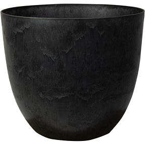 Artstone Bola potte 55x45 cm - sort