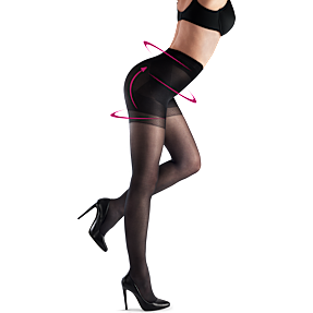 VRS 3-pak strømpebukser magic lift str. S/M - sort