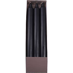 Salling stagelys 24x2,2 cm 6-pak - sort