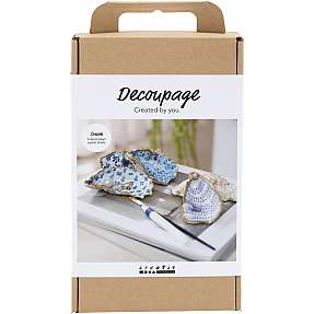 Creativ Company decoupage-sæt - østersskaller