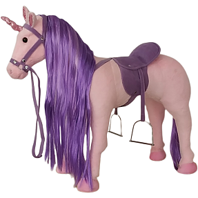 Ride-on Enhjørning - pink