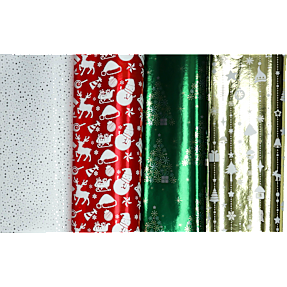 Gavepapir 70 cm x 1,5 meter - jul - flere varianter - asoorteret