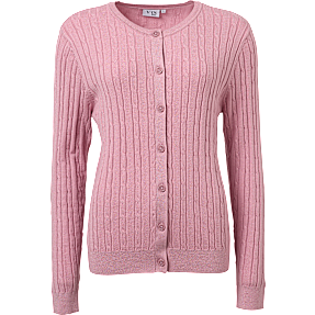 VRS dame cardigan str. M - rosa