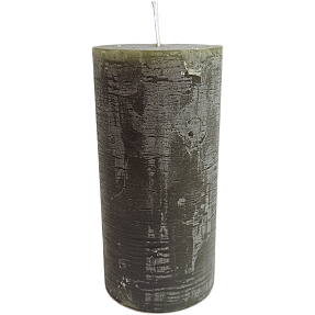 Windsor rustik bloklys 6x12,5 cm - Olivengrøn