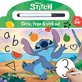 Disney - Stitch - Skriv og visk ud