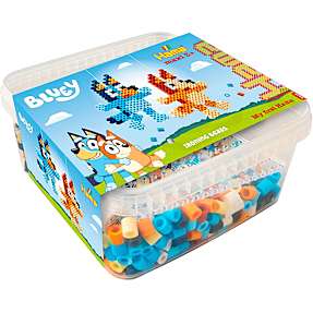 Hama Bluey perleplader og -bøtte