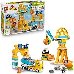 LEGO DUPLO By 3-i-1 Byggeplads med køretøjer 10476