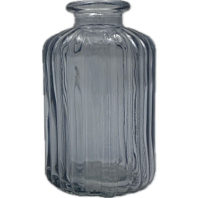 Glasvase 10 cm - blå