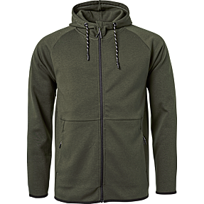 VRS herre hættetrøje str. S - mørkegrøn