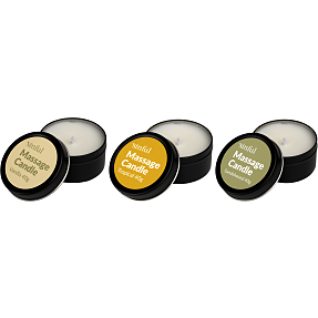 Sinful massagelys sæt 3 x 40 g