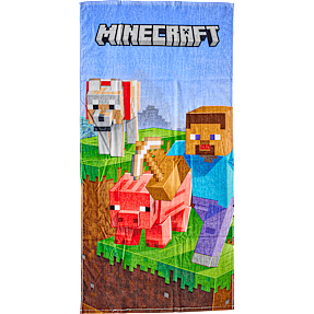 Minecraft håndklæde - 70x140 cm