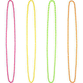 Halskæder 4-pak - multifarvet