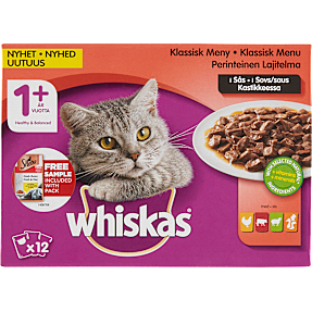 Vådfoder i sovs m. kød