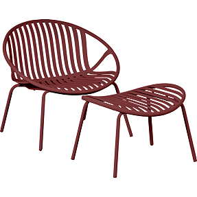 Åvang loungestol - bordeaux