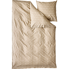 Salling sengetøj 140x200 cm - strib beige