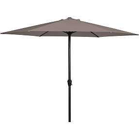 Orlando parasol - Sort/taupe