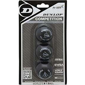 Dunlop Competition squashbolde 3-pak