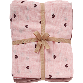 VRS baby 5-pak stofbleer str. onesize - pink
