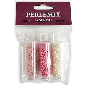 Perlemix - lyserød
