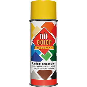 Hit Color spraymaling 0,4 liter - satin gul