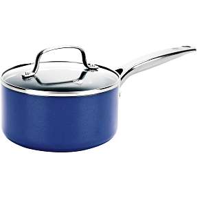 Blue diamond gryde med låg 1,6 liter - blå