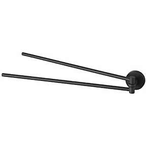 Haceka Kosmos svingbar håndklædestang - mat sort
