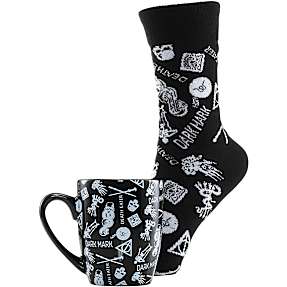 Cinereplicas Harry Potter krus og sokker - sort