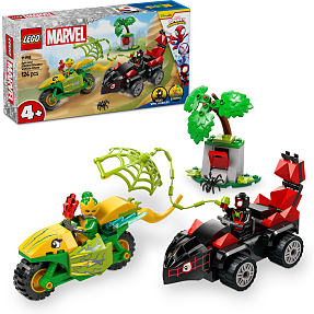 LEGO Marvel Spin og Electros jagt i dinosaurkøretøjer 11198