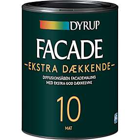 Dyrup facade 0,75 liter - hvid