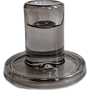 Lysestage H:6 cm - grå