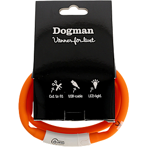 Hundeblinker m. LED - orange