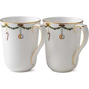 Royal Copenhagen Stjerne Riflet krus (33cl)