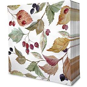 Mønstrede servietter 33x33 cm 20-pak