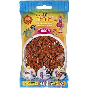 Hama midi perler 1000 stk. - rødbrun