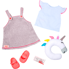 Our Generation rejser med tog outfit