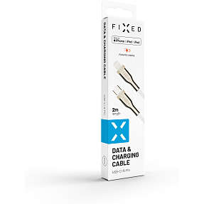Fixed USB-C/Lightning 2 meter - hvid