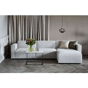 GRO modulsofa med chaiselong - lysegrå