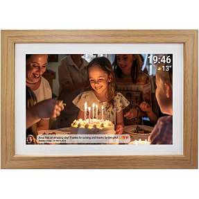 Denver Frameo digital Wi-Fi fotoramme 15,6" PFF-1543LW - træ