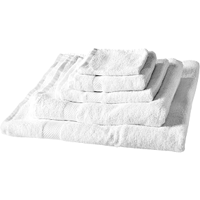 Salling håndklæde 30x30 cm - hvid