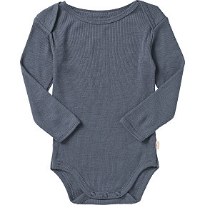 808 baby uld body str. 56 - blå