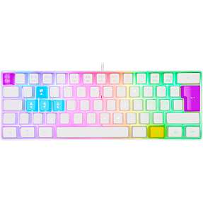 EXE Imp Color Pop Mini gaming tastatur - hvid