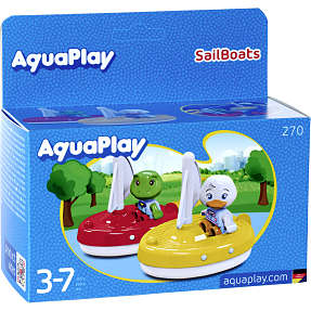 AquaPlay 2 sejlskibe med figurer