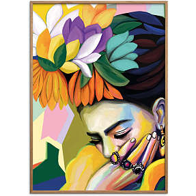 Shy frida - 30x40 cm