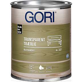 Gori 307 transparent havemøbelolie 0,75 liter - teak