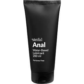 Sinful anal vandbaseret glidecreme 200 ml