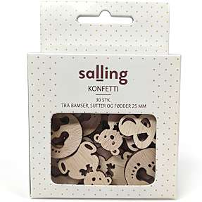 Konfetti træ "baby" 30 stk