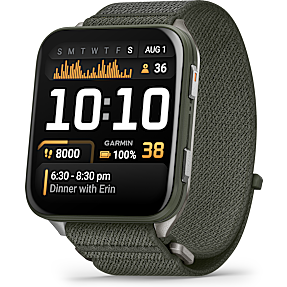 Garmin Venu X1 smartwatch - mosgrøn