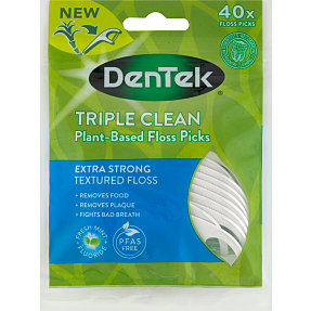 Tandstikker m. tandtråd m. mentholsmag