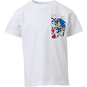 Sonic T-shirt str. 122/128 - hvid