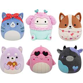 Squishmallows bamse 19 cm - flere varianter - assorteret